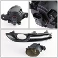 Auto Dynasty Front Bumper Driving Fog Lights With Switch Wiring Harness Bezel Compatible Nissan Sentra 13-16 Driver And