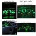 Wljh Bright Green T10 Led Instrument Cluster Lights Car Dash Bulbs Panel Gauge Light 158 194 168 Bulb Pc194 Pc195 Pc161 Pc158