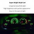 Wljh Bright Green T10 Led Instrument Cluster Lights Car Dash Bulbs Panel Gauge Light 158 194 168 Bulb Pc194 Pc195 Pc161 Pc158