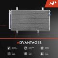 A-premium Engine Coolant Radiator A C Condenser Cooling Kit Compatible With Toyota Camry 2008-2009 Venza 2009-2016 Lexus Es350