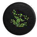 Lime Tree Frog Funky Rainforest Endangered Island Sea Turtle Jeep Spare Tire Cover Vinyl Black 32-33 In 