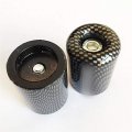 Httmt Mt220-014- Motorcycle Hand Bar Ends Compatible With Kawasaki Ninja Zx10r Zx-10r 10r 2006 2007 Carbon