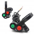 Favomoto Headlight Turnlight Horn Motorcycle Handlebar Light Turn Bike Indicator Universal For Tricycle E-bike Headlamp