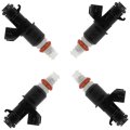 Fuel Injectors Set Fj488 16450ppaa01 For 2002 To 2005 Honda Civic And 2004 Cr V 4 Pieces 