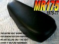 New Replacement Seat Cover Fits Mr175 Honda 1975-77 Mr 175 106