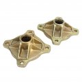 Rear Axle Wheel Hubs 1 Pair 4 Stud 24t Spline 25mm Hub For 125cc 150cc 200cc Go Kart Atv Quad