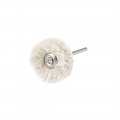 Uxcell Mini Cloth Buffing Wheels 25mm X 8mm With 2 35mm Arbor For Rotary Tool Polishing Yellow 5 Pcs