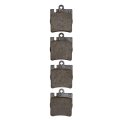 Front Brake Pads For Mercedes Benz Slk350 2005 To 2011 Low Metallic Friction Electronic Pad Wear Sensor 2 51in Inner Width 3 