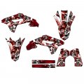 2021-2023 Crf 450 Rwe Jester Red Senge Graphics Base Kit For Honda 