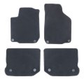 Velour Floor Mats For Volkswagen Beetle 1998 2011 Custom Fit Front And Rear Black Carpet Liners Anti Slip All Season Full Set 