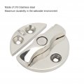 Marine Cabinet Lock Mirror Like Polished 45mm Boat Door Catch Latch 180a Twist For Yacht