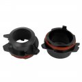 Uxcell 2 Pcs Auto Car H7 Hid Xenon Bulb D2 D2s D2r Adapter Holder Black For Bmw 550i 2008-2010 528i 525i 2001-2009 528xi 2008