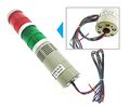 Spt5-u-d Industrial Signal Light Dc 24v Led Red Green Alarm Tower Bulb Indicator Continuous Lamp Warning Buzzer 