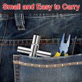 4 Way Sillcock Key Steel Water Spigot Wrench For Valve Faucet And Hose Bib 1 In 9 32 5 16 11 Silver Alloy 1pc