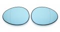 Euro Wing Mirror Glass Tinted Blue Heated Anti Blind Spot For Mini R55 R56 R57 R58 S Jwc 