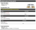 Headlight Assembly And Parking Light Kit 4 Piece Compatible With 1994-1998 Ford Mustang
