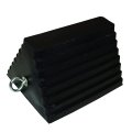 Shippers Supplies Rubber Wheel Chock With Eyebolts 2 Pack 