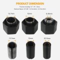 Router Collet Chuck And Nut Reducer Sleeves Set For Bosch Gof1200a Go200 Gof1300ce Gof2000ce Gof1400ce Gof1600ce 1 2 In 1 4