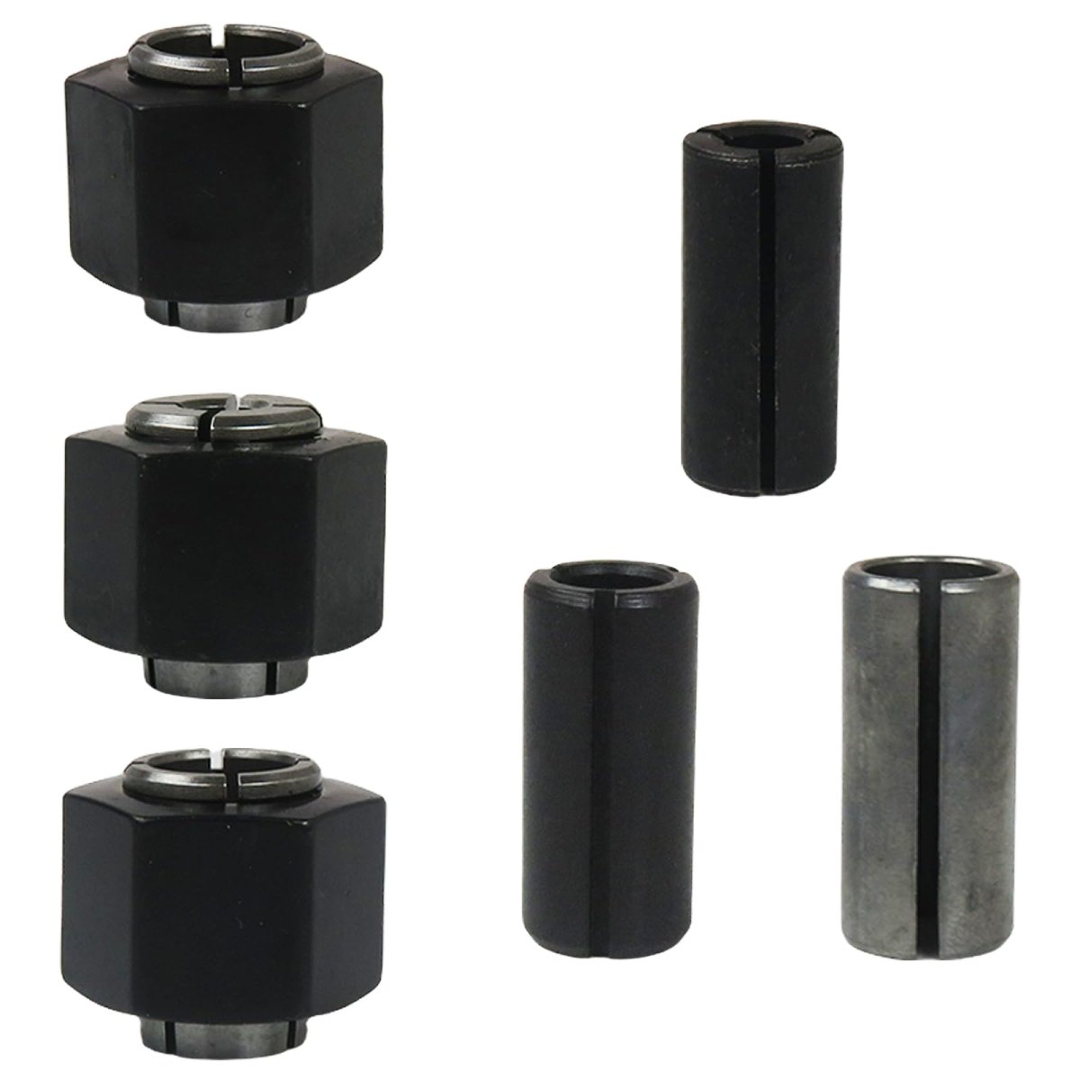 Router Collet Chuck And Nut Reducer Sleeves Set For Bosch Gof1200a Go200 Gof1300ce Gof2000ce Gof1400ce Gof1600ce 1 2 In 1 4
