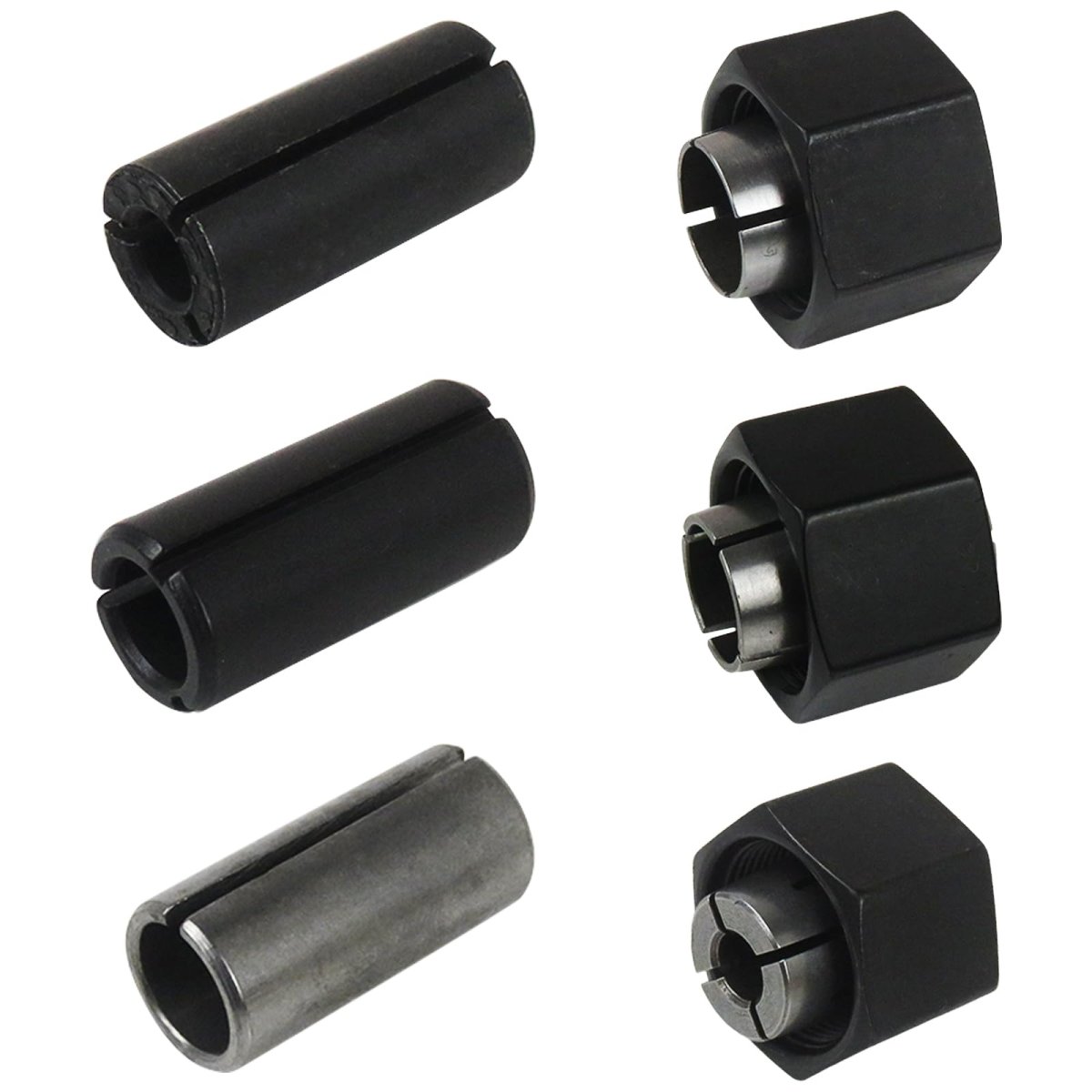 Router Collet Chuck And Nut Reducer Sleeves Set For Bosch Gof1200a Go200 Gof1300ce Gof2000ce Gof1400ce Gof1600ce 1 2 In 1 4