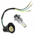 Caltric Headlight Socket Cord And Led Bulb Compatible With Yamaha Warrior 350 Yfm350x 1994-1995