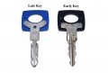 Billet Aluminum Key Head For Classic Mercedes-benz Vehicles Late Black