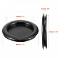Uxcell Wire Protector Oil Resistant Rubber Grommets 40mm Mounting Dia 20pcs Black