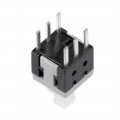 Uxcell 5 8x5 8x10mm Pcb Dip Mounting Tact Tactile Push Button Switch Self Lock 6 Pin 7pcs