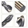 Straight Shank Twist Drill Bits 7 5mm Gold Titanium Black Nitride Coated High Speed Steel Hss 4341 With For Stainless Alloy