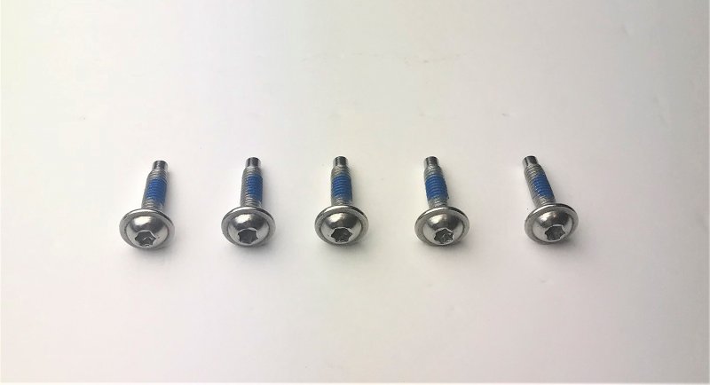 5 Pcs Stainless Steel Tj Bumper End Cap Torx Screws Fits 1997 To 2006 Jeep Wrangler Accessory Hardware