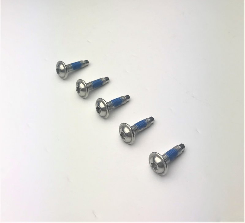 5 Pcs Stainless Steel Tj Bumper End Cap Torx Screws Fits 1997 To 2006 Jeep Wrangler Accessory Hardware