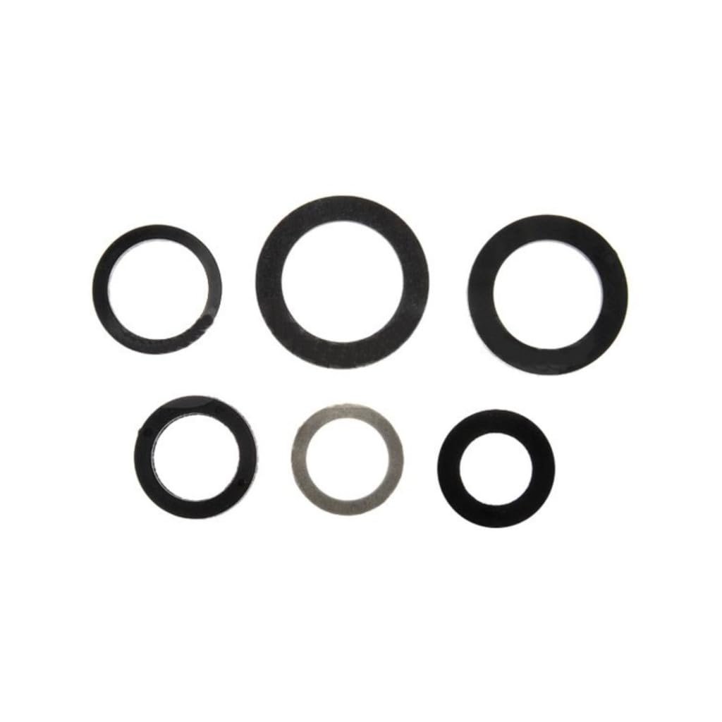 Engine Oil Drain Plug Gasket 6 Pieces Fiber Material 0 79 In Maxside Diameter 1 15 In Outside Alx-pau-rb-097-833cd-cl360a50