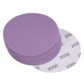Uxcell 15pcs 4-inch Purple Sanding Discs 2000 Grits Hook And Loop Professional Aluminum Oxide Sand Paper Wet Dry Polish For