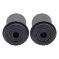 Control Arm Bushing Set For 2003 2004 Mercury Marauder Sable Natural Rubber Silver 2 Piece Front Position