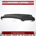 Hecasa Dash Board Cover Compatible With 1999-2006 Gm Pickup Trucks Tahoe Yukon Avalanche Suburban Abs Plastic Painted Black