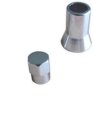 50 Pieces Valve Stem Chrome Cover Nut Set For 20018 Tpms Kits Sensor 