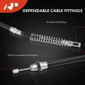 A-premium Rear Driver Side Parking Brake Cable Assembly Compatible With Ford Mercury Models Taurus X 2008-2009 Five Hundred
