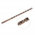 Uxcell M35 High Speed Steel Parabolic Flute Drill Bit 7mm Drilling Diameter 200mm Length Gold Oxide Cobalt Round Shank