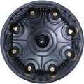 Aip Electronics Black Female Socket Terminal Ignition Distributor Cap For V8 Pro Billet Distributors Oem Fit Cap1013-blk