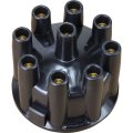 Aip Electronics Black Female Socket Terminal Ignition Distributor Cap For V8 Pro Billet Distributors Oem Fit Cap1013-blk