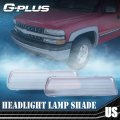 Front Headlight Lenses Cover For Chevy Silverado 1500 2500 3500 1999-2002 Left Right Side Pair Clear Lens