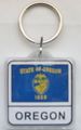 Oregon Lucite Keyring 