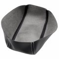Secosautoparts Leather Center Console Lid Armrest Cover Gray Stitch Compatible With 09-18 Subaru Forester