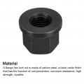 Uxcell M20 Flange Hex Nut Grade 8 Carbon Steel Black Oxide Finished For Machinery