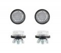 Clear Reflector License Plate Bolts Set Of 4 