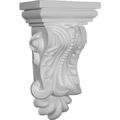 Ekena Millwork Cor07x05x13be 7 8-inch W X 5 1 D 13 3 H Beaded With Leaves Corbel 