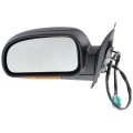 Driver Side Door Mirror For Gmc Envoy Xl 2002 2006 Power Glass Heated Manual Folding Textured Black In Housing Signal Light 