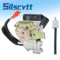 Carburetor Replacement For Gy6 50cc 100cc And 139qmb 139qma Scooter Moped Engine 20mm Big Bore Gasoline Aluminum Finish