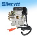 Carburetor Replacement For Gy6 50cc 100cc And 139qmb 139qma Scooter Moped Engine 20mm Big Bore Gasoline Aluminum Finish