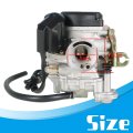 Carburetor Replacement For Gy6 50cc 100cc And 139qmb 139qma Scooter Moped Engine 20mm Big Bore Gasoline Aluminum Finish
